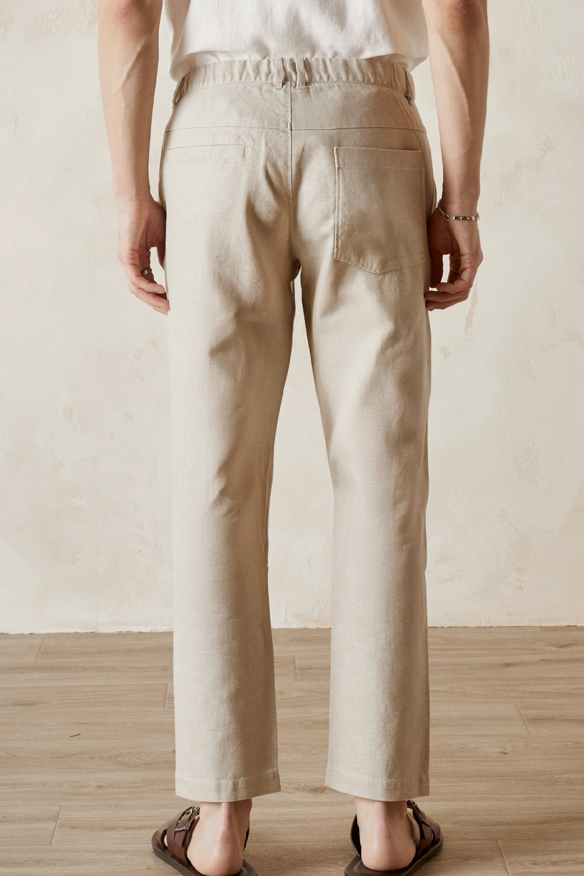 ARCH Twill Back Elastic Cropped Pant