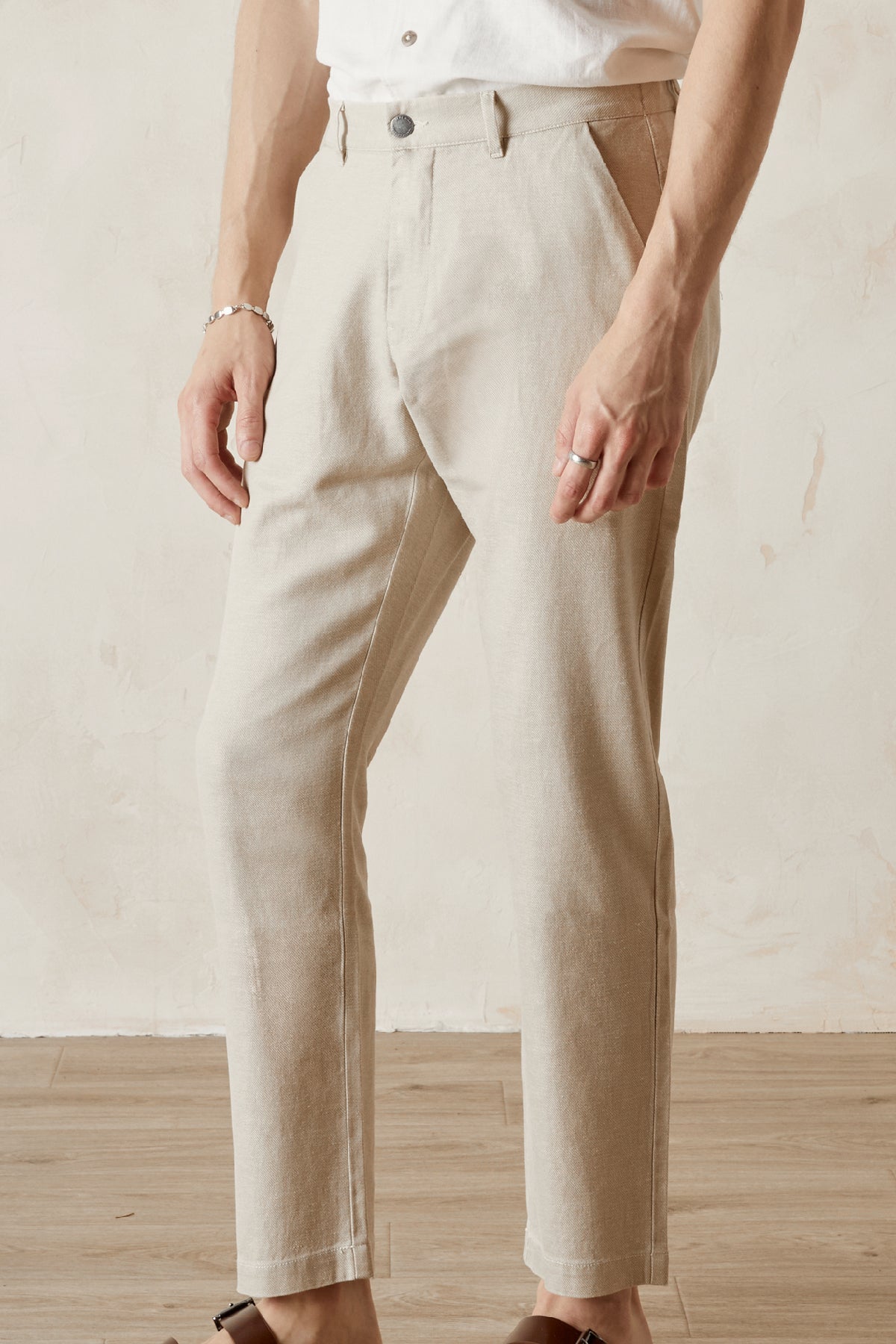 ARCH Twill Back Elastic Cropped Pant