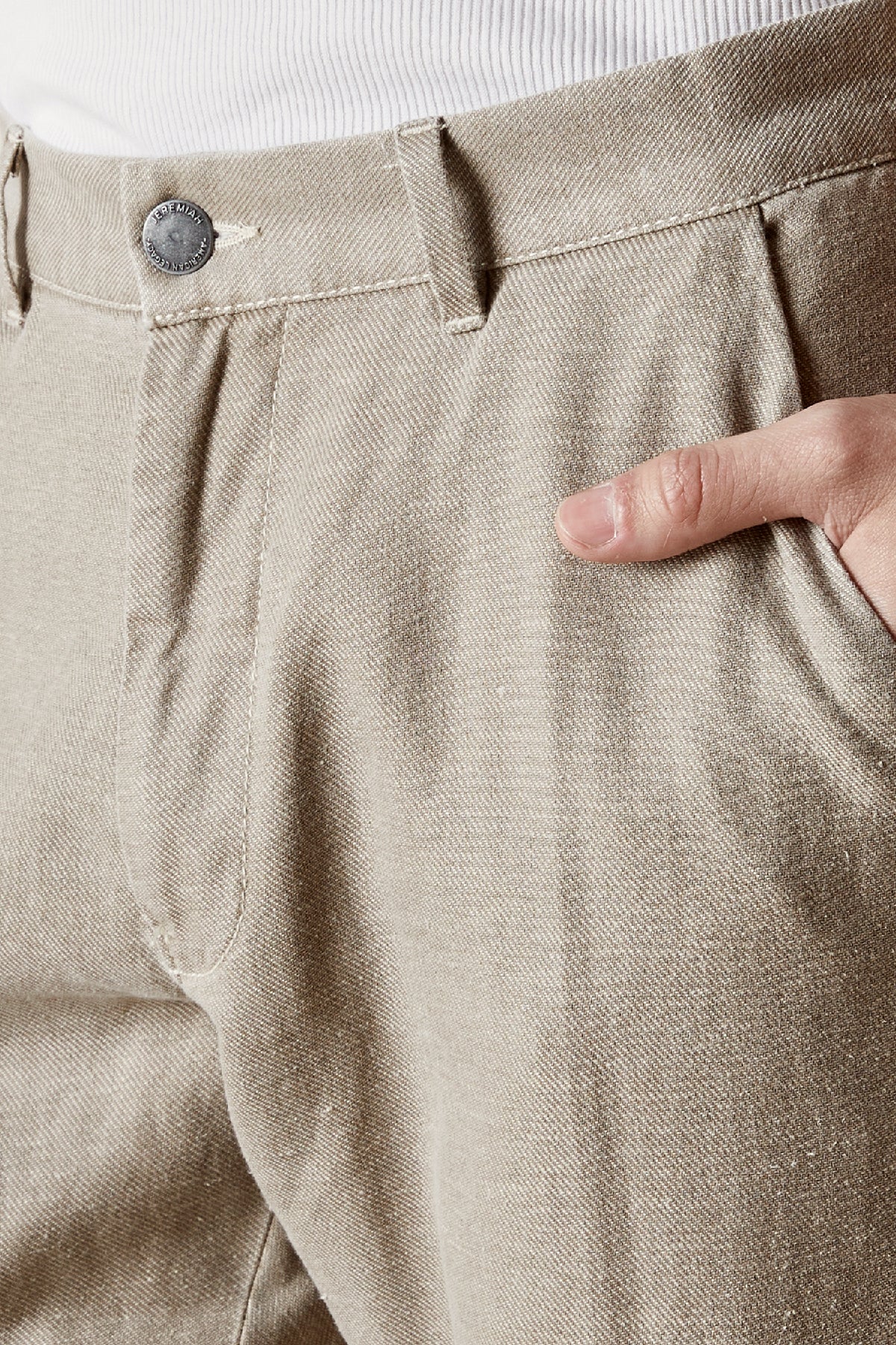 ARCH Twill Back Elastic Cropped Pant