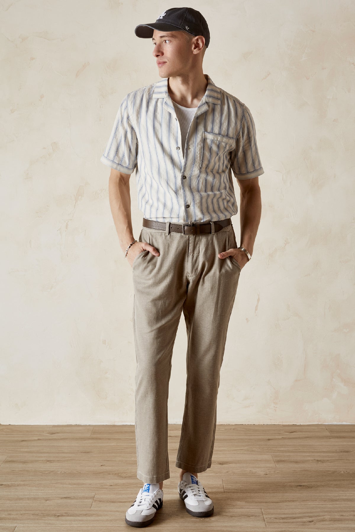 ARCH Twill Back Elastic Cropped Pant