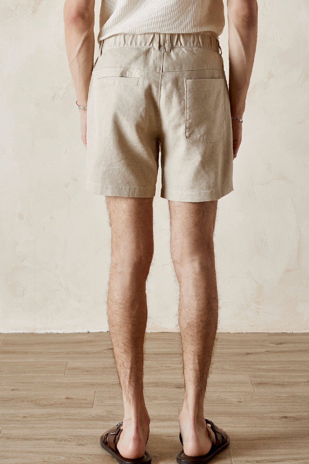 CALEB Back Elastic Twill Short
