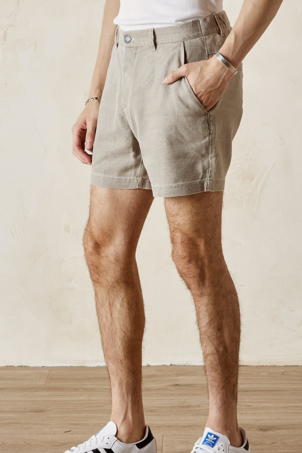 CALEB Back Elastic Twill Short