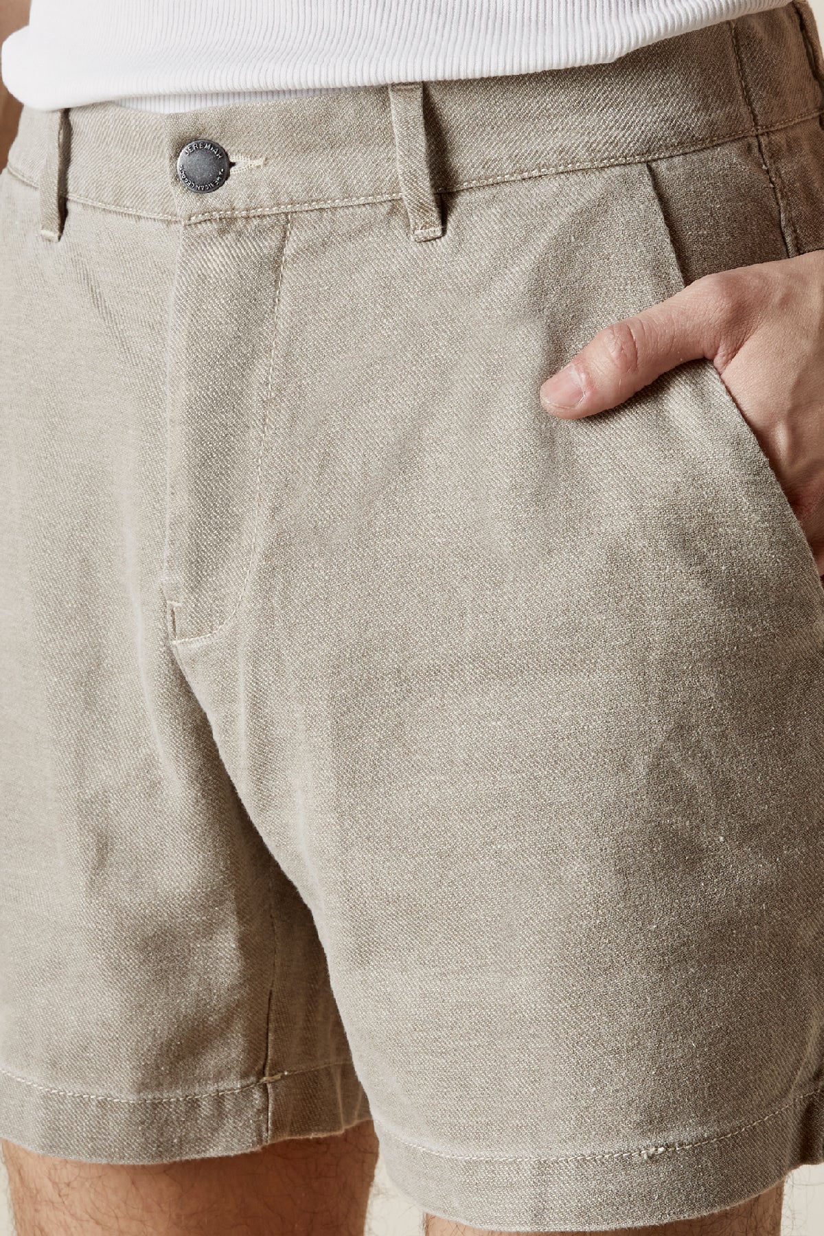 CALEB Back Elastic Twill Short
