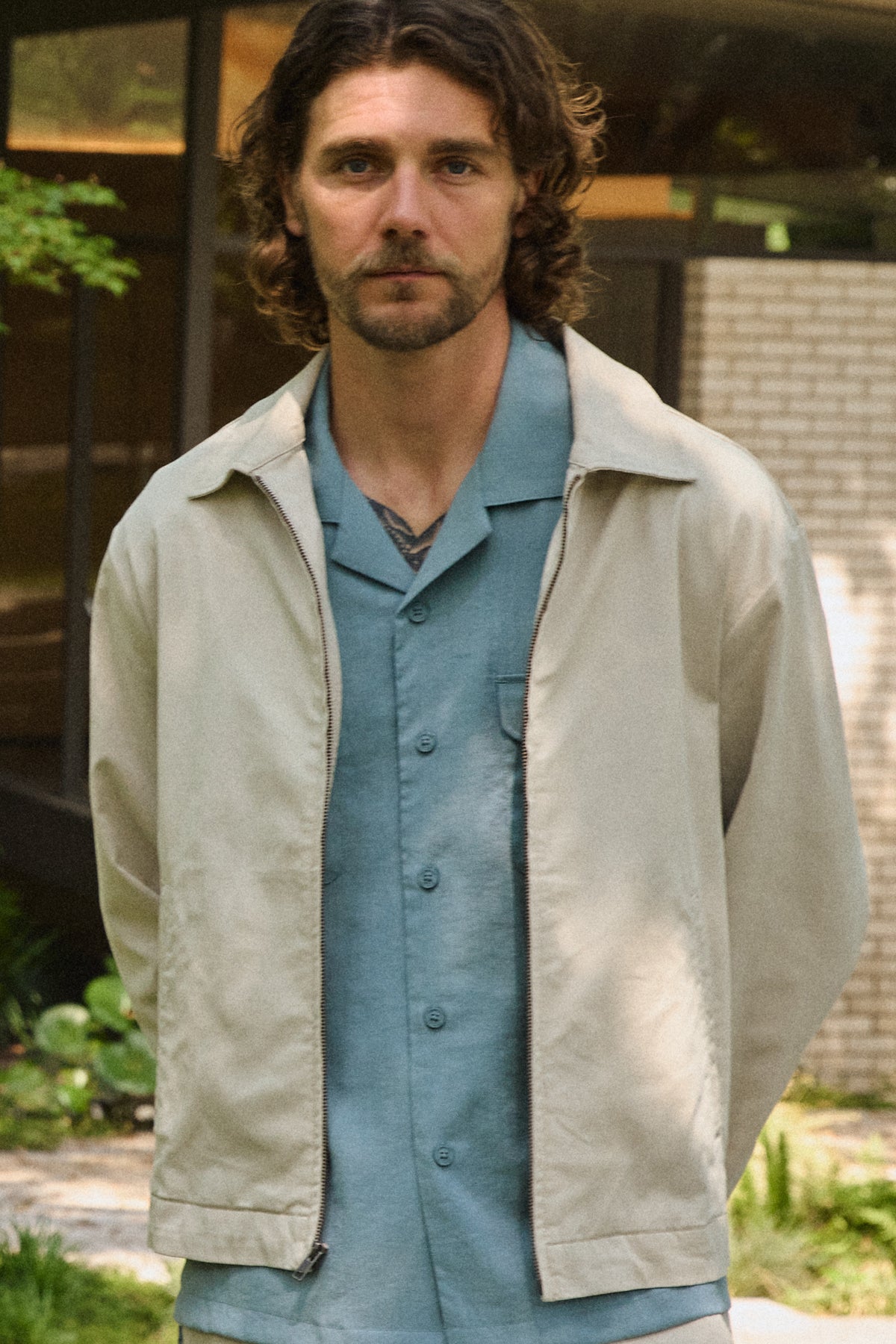 CASE - STRETCH TWILL ZIP JACKET
