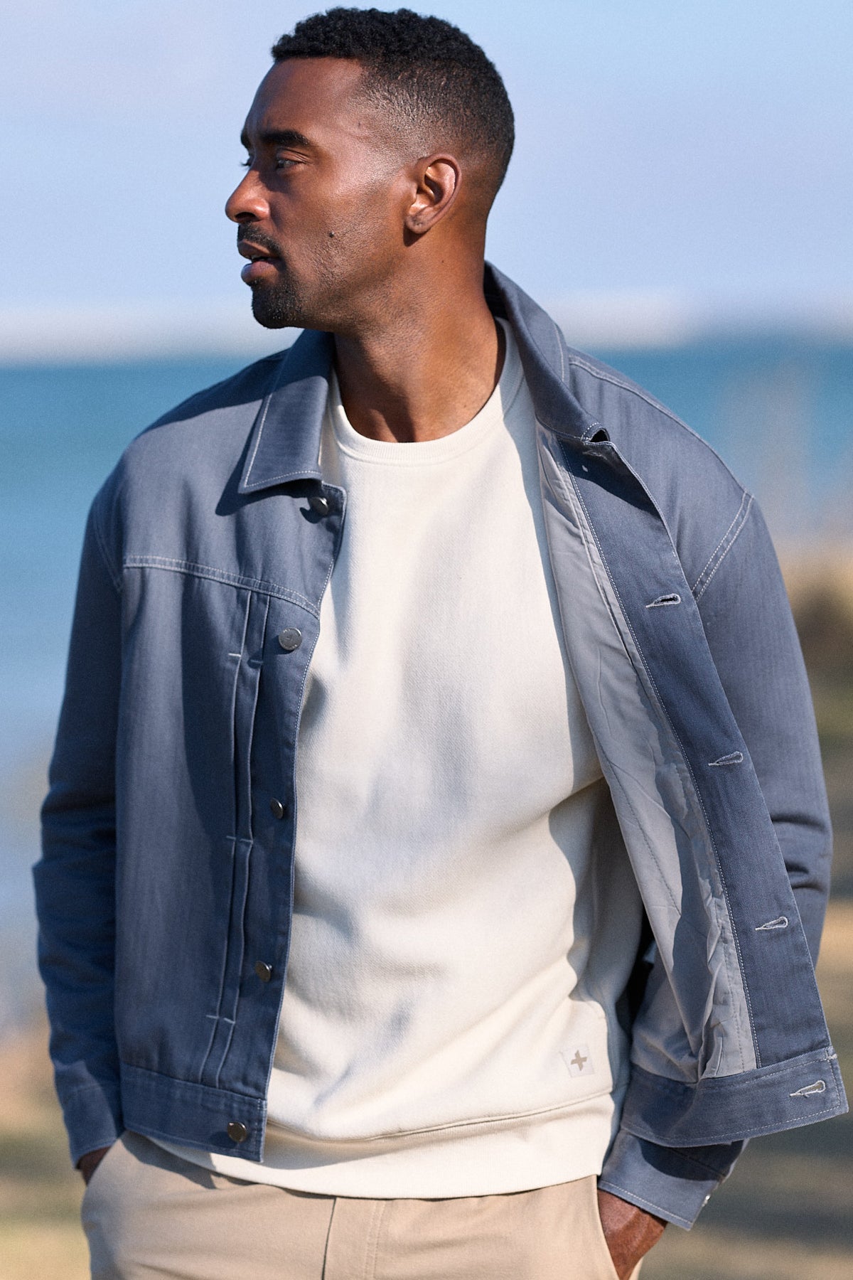 CODY - HERRINGBONE PLEATED JACKET