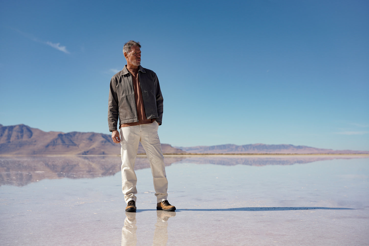 EASTON - WASHED HEAVY TWILL ZIP JACKET