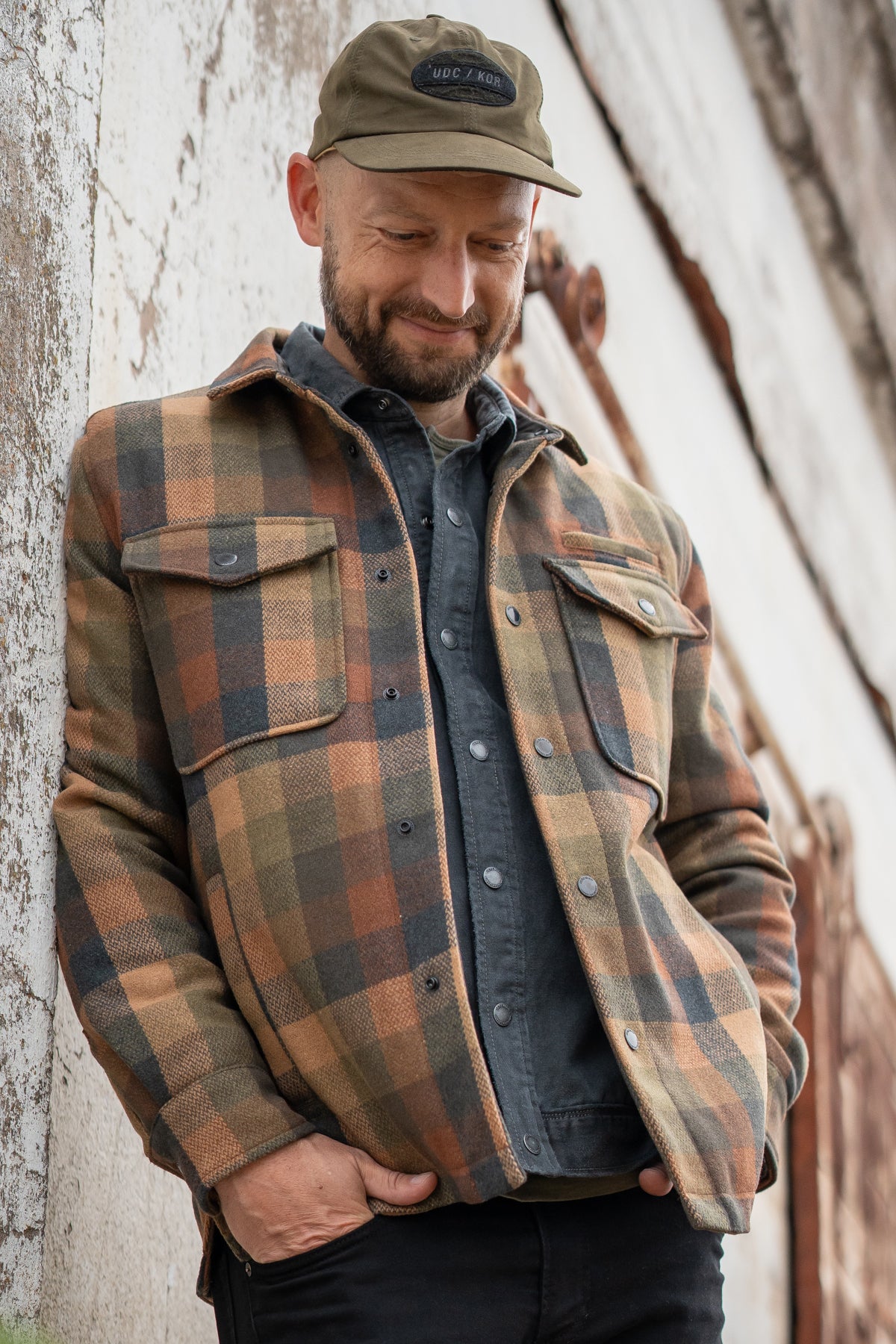 GUNNISON Wool Blend Plaid Jacket