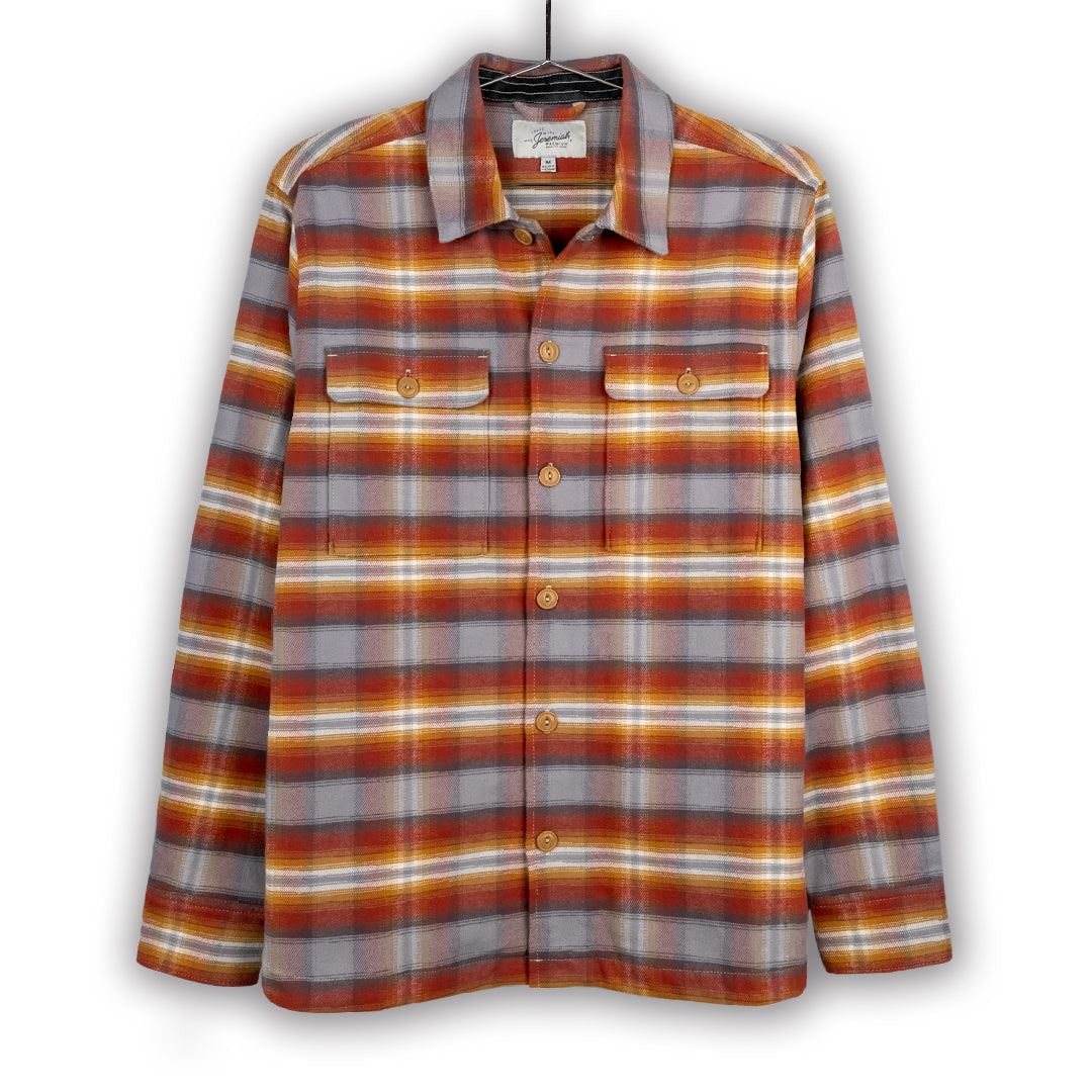 EASTMAN  Brushed Stretch Flannel Shirtjacket