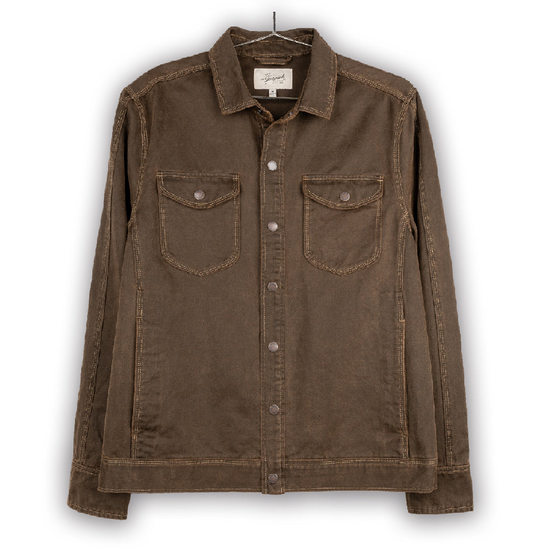 EZRA Sueded Shirtjacket