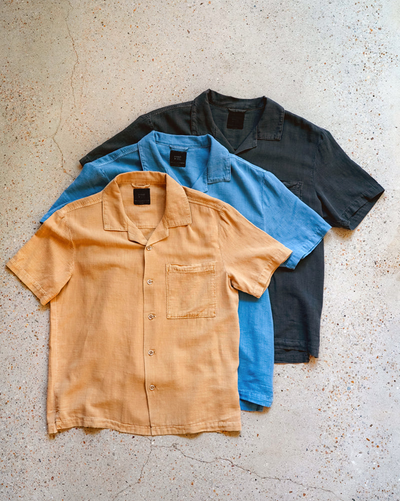 PARKER - OVERDYED CAMP SHIRT