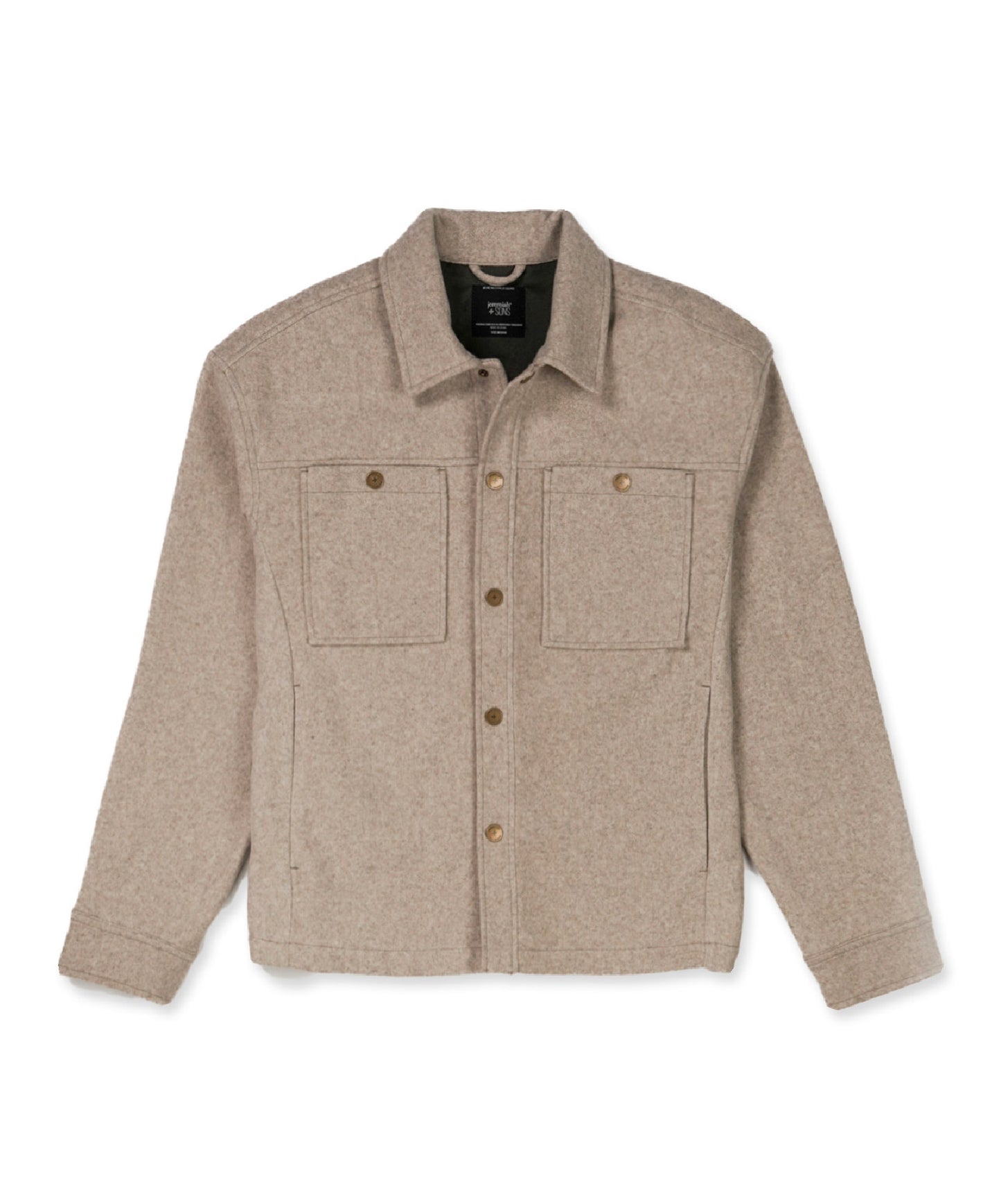 HARPER - FLEECE HEATHER SHIRTJACKET