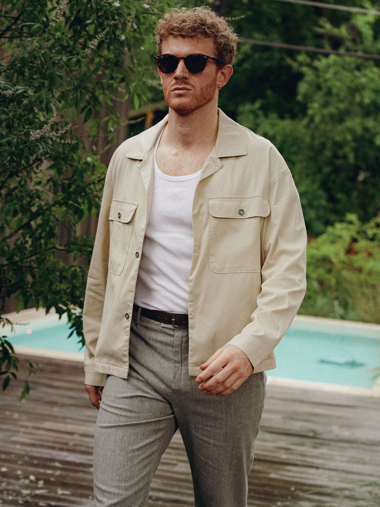 SMITTY - TWILL STRETCH SHIRTJACKET