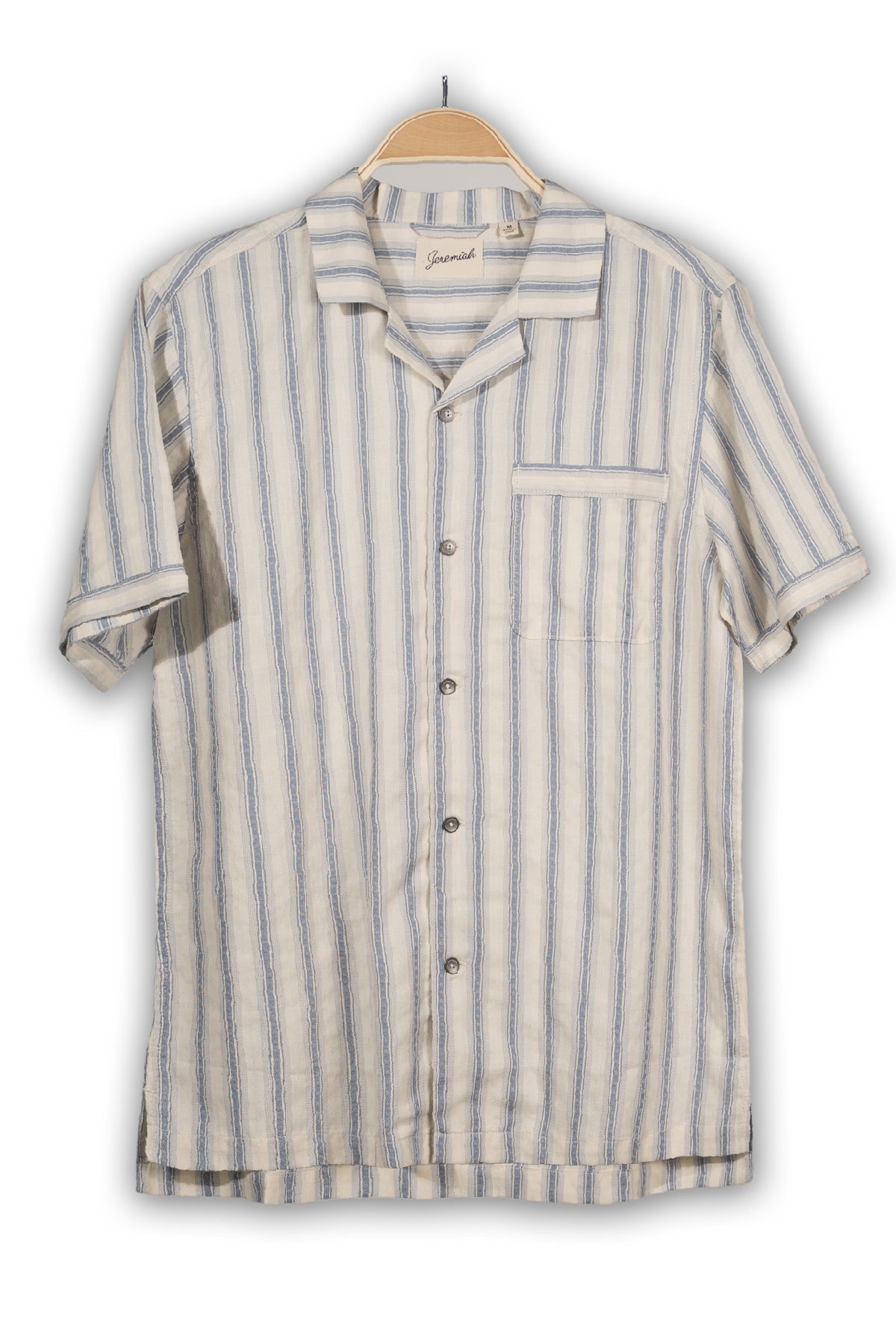 JULIAN Stripe Dobby Camp Shirt