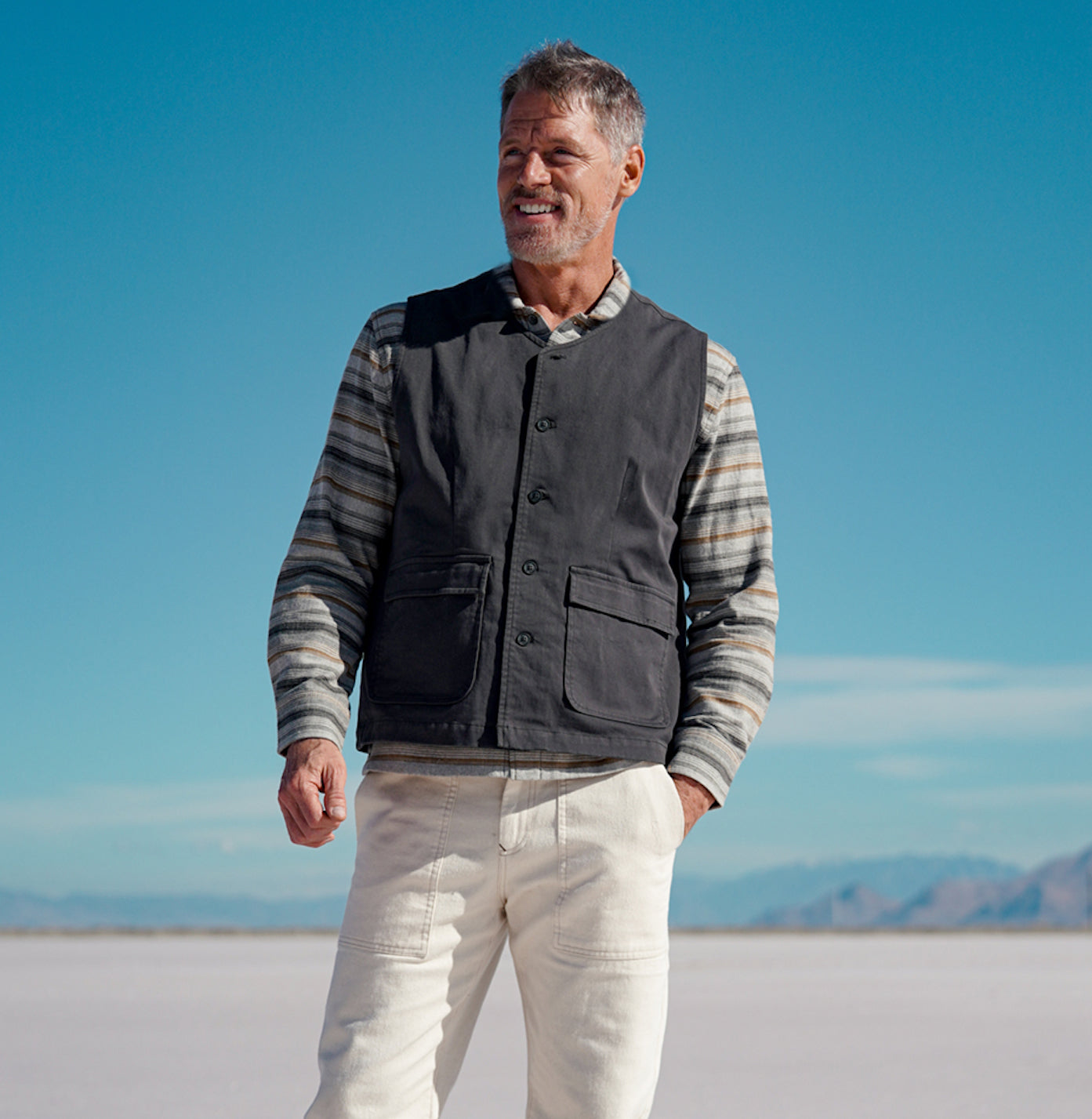 KANE - COTTON NYLON STRETCH TWILL VEST