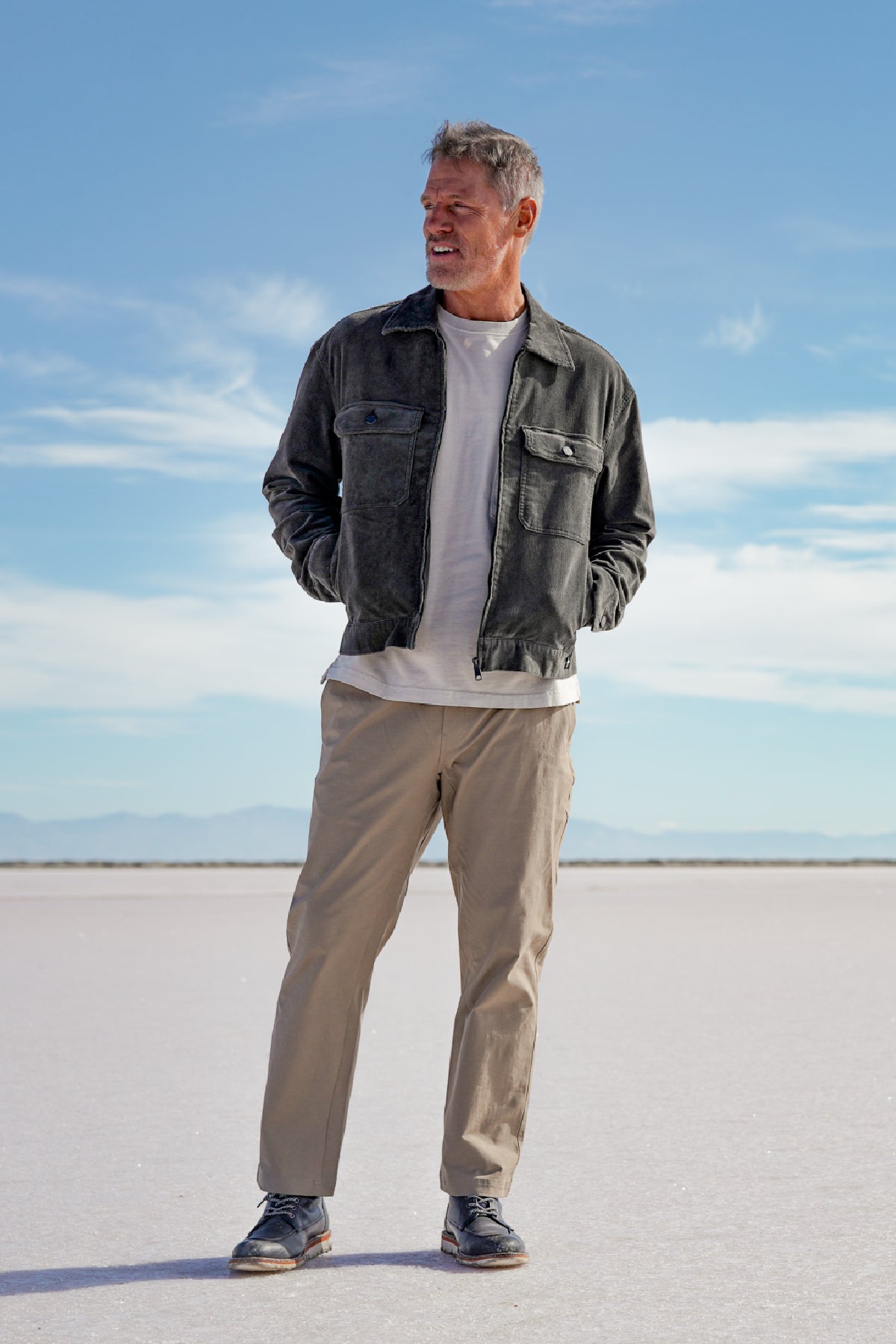 WASHBURN - CORDUROY STRETCH ZIP JACKET
