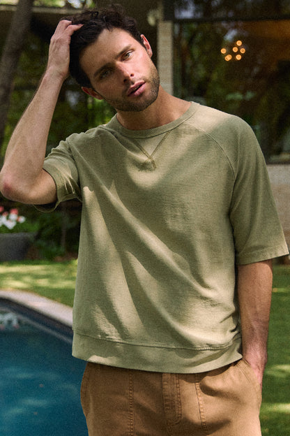 ABBOTT - PIGMENT DYED JERSEY CREW
