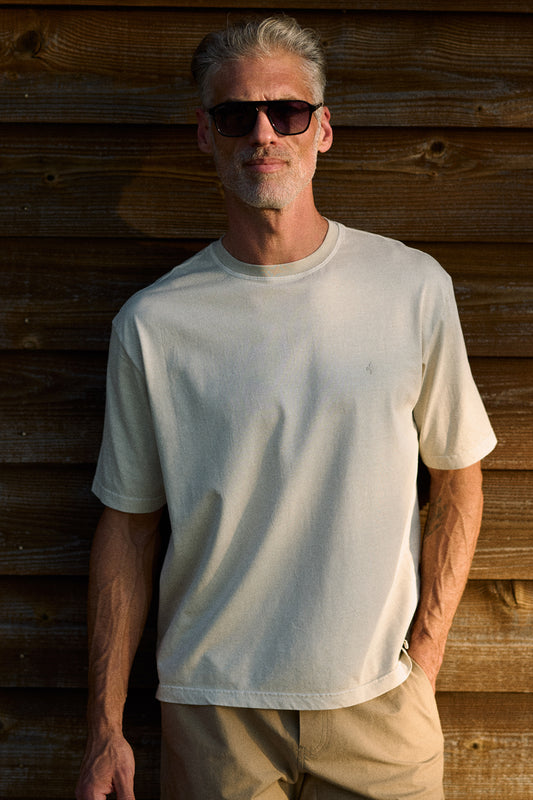 APEX - GARMENT PIGMENT OVERDYED JERSEY CREW