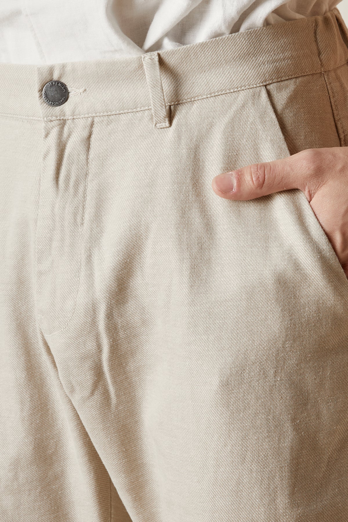 ARCH  Twill Back Elastic Cropped Pant