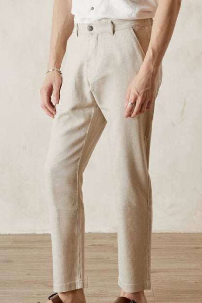 ARCH  Twill Back Elastic Cropped Pant