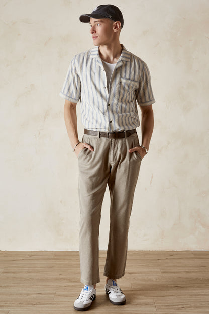 ARCH  Twill Back Elastic Cropped Pant