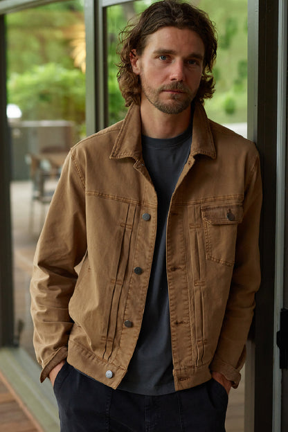 CALHOUN - PLEATED CANVAS TRUCKER