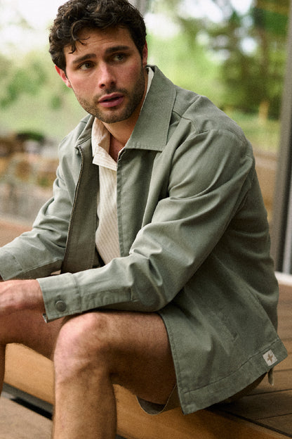 CASE - STRETCH TWILL ZIP JACKET