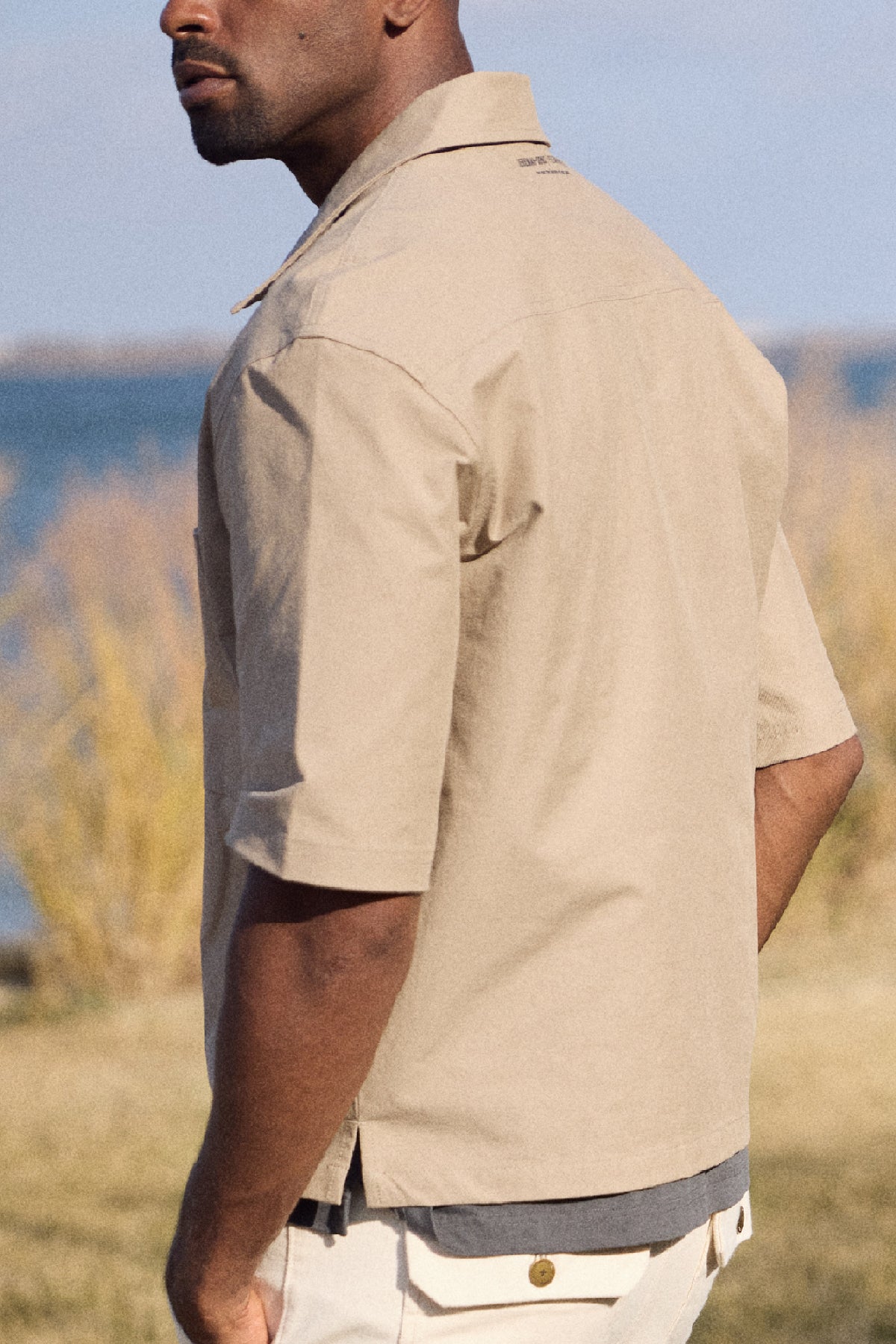 CLANCY - STRETCH FULL ZIP SHIRT JACKET