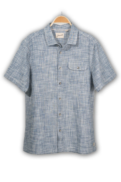 COHEN  Linen Rayon Stripe Shirt