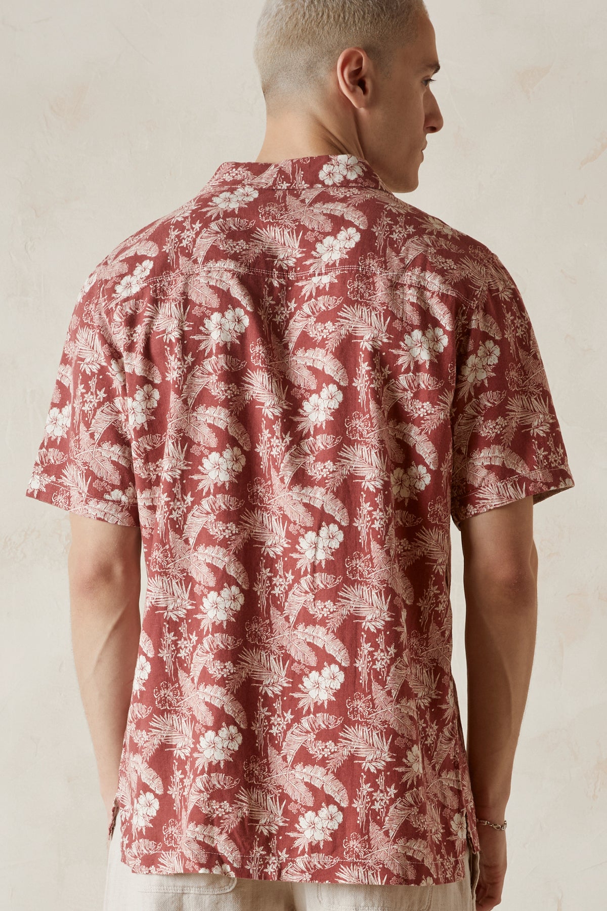 DEL REY  Printed Linen Viscose Camp Shirt