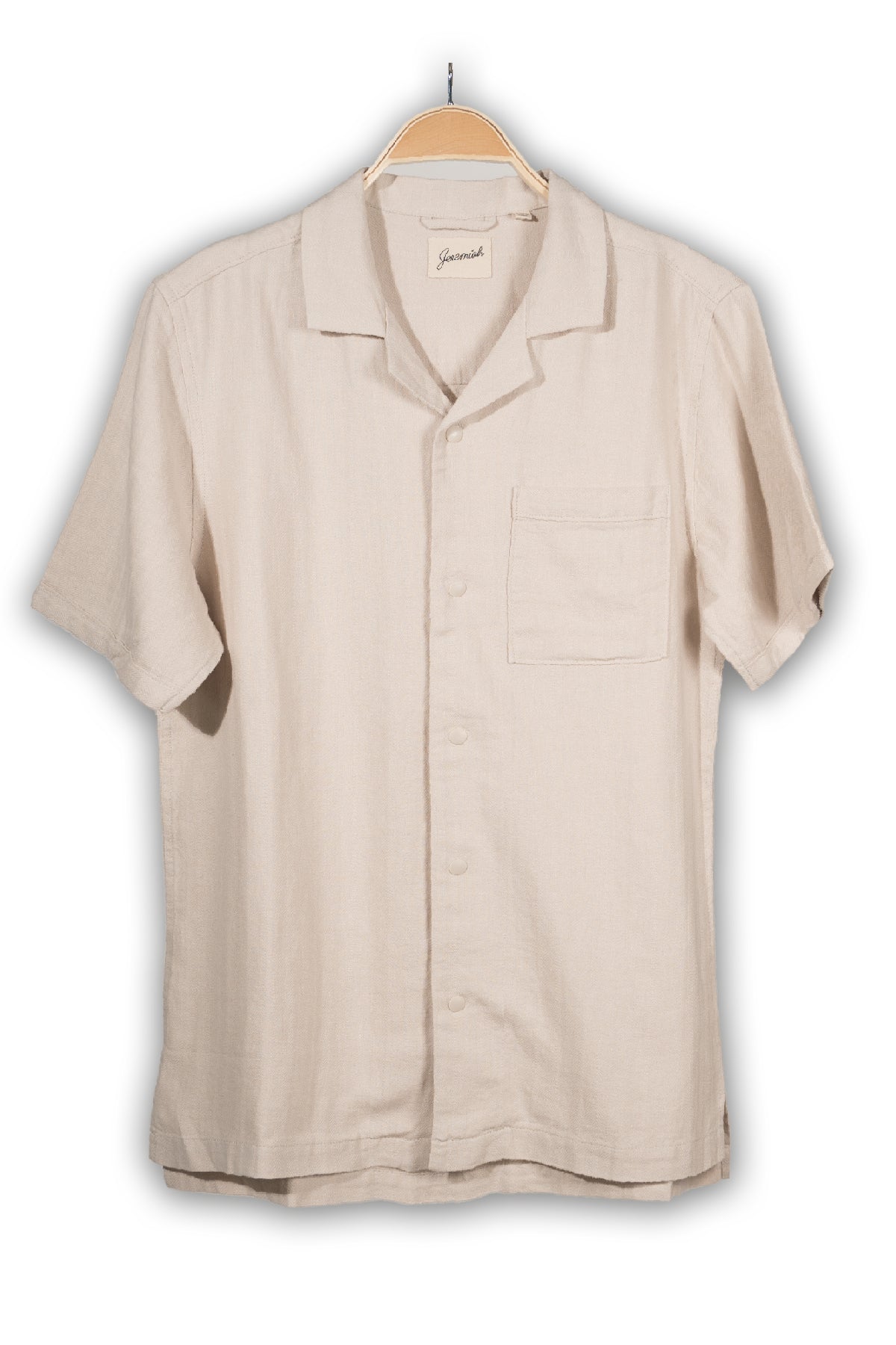 DIEGO Herringbone Camp Shirt