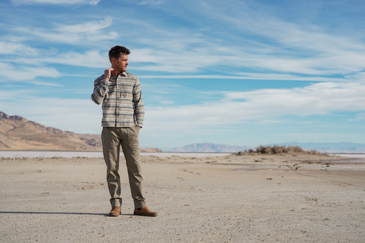 FRANCIS - BRUSHED HERRINGBONE STRIPE
