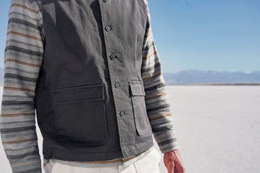KANE - COTTON NYLON STRETCH TWILL VEST