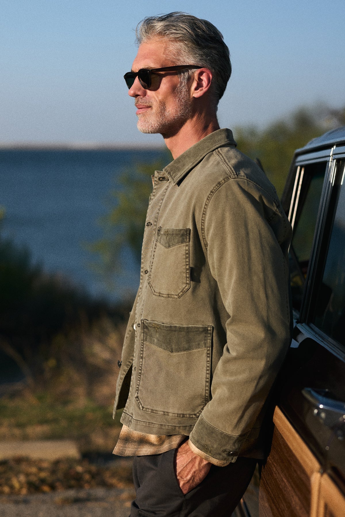 EVERETTE - STRETCH CANVAS CHORE JACKET