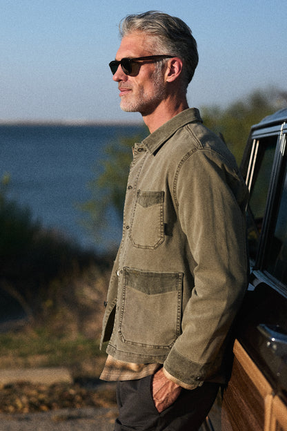 EVERETTE - STRETCH CANVAS CHORE JACKET