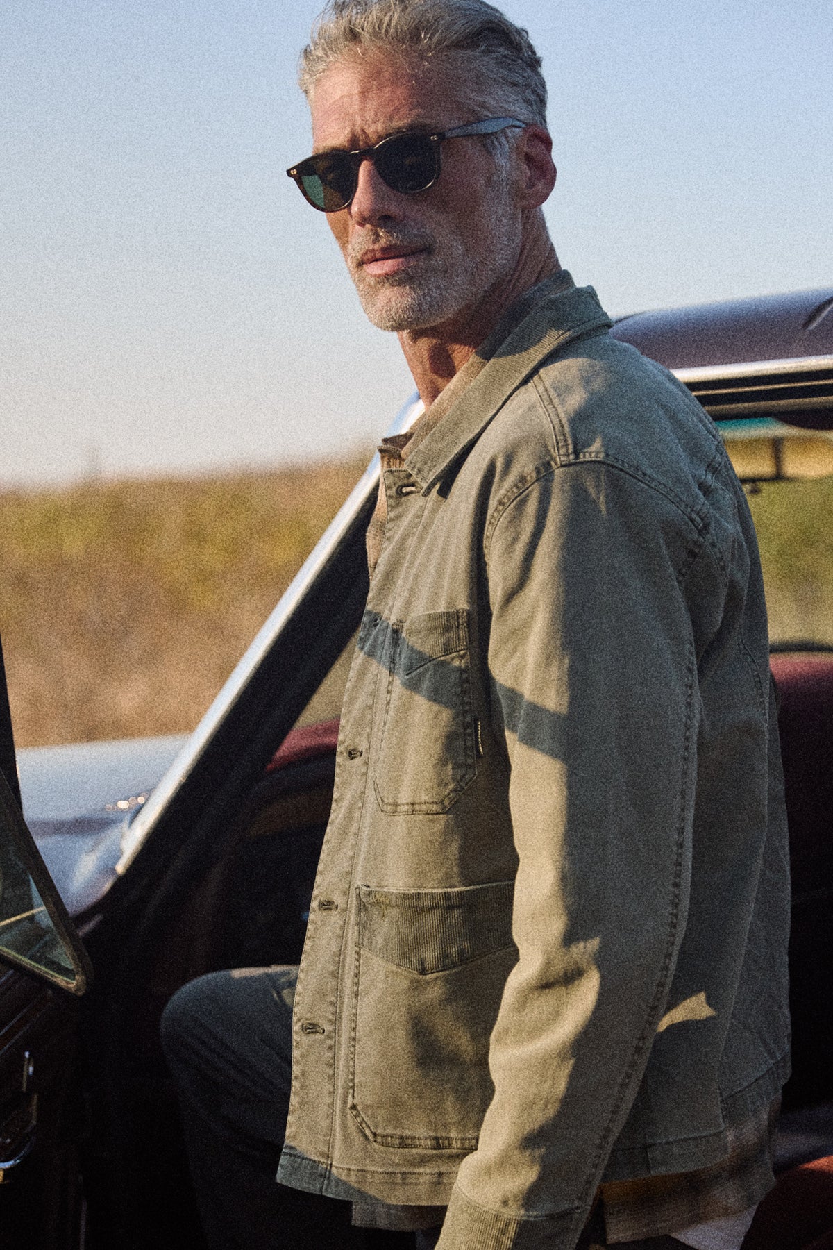 EVERETTE - STRETCH CANVAS CHORE JACKET