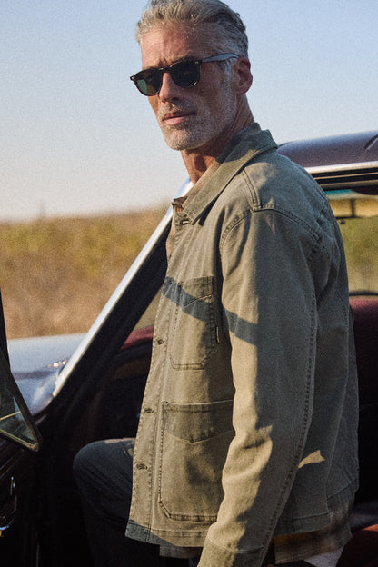 EVERETTE - STRETCH CANVAS CHORE JACKET