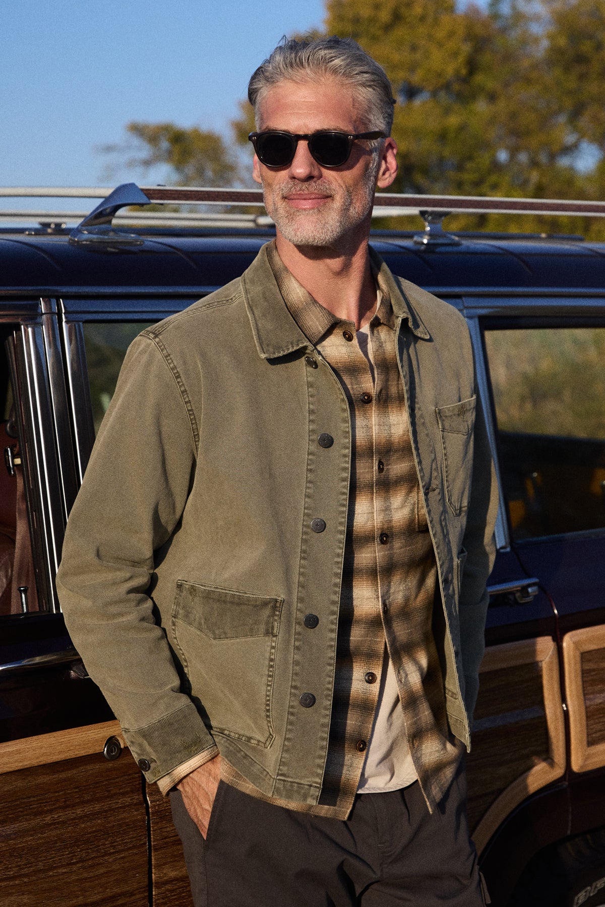 EVERETTE - STRETCH CANVAS CHORE JACKET