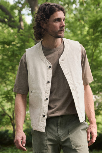 GORDON - STRETCH CANVAS VEST