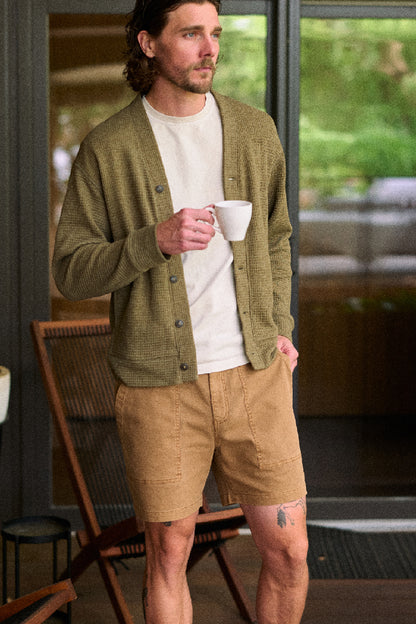 IAN - GARMENT OVERDYED CANVAS SHORT