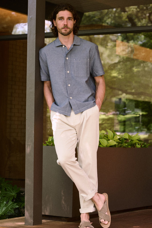 JOSEF - DOUBLE CLOTH STRIPE SHIRT