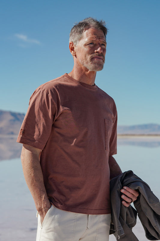 TATE - COTTON JERSEY PIGMENT CREW