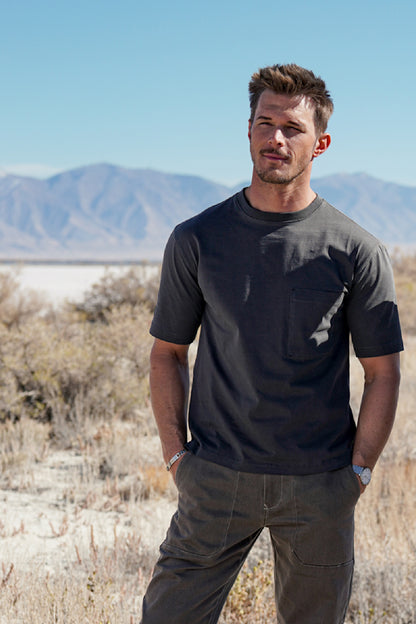 TATE - COTTON JERSEY PIGMENT CREW