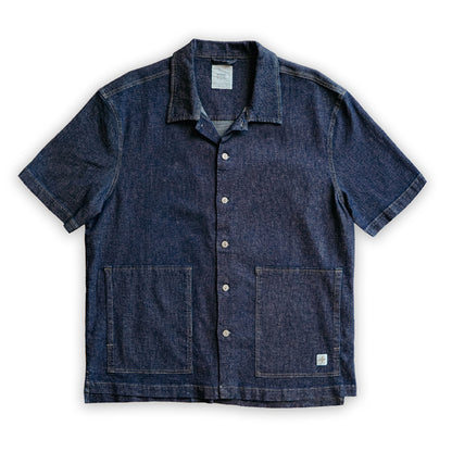 COLE - INDIGO STRETCH KNIT SHIRT