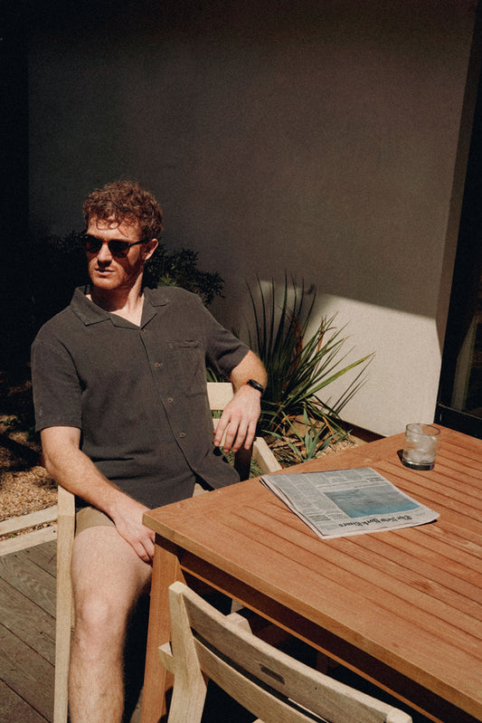 PARKER - OVERDYED CAMP SHIRT