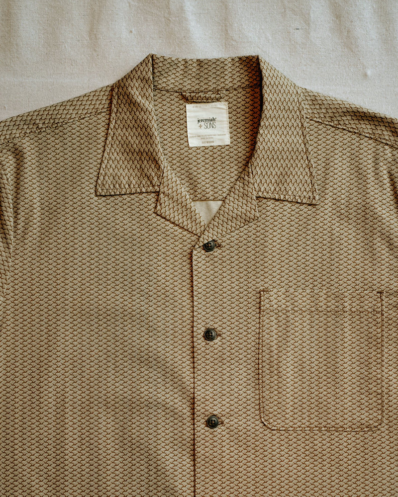 BEECHWOOD - PRINTED STRETCH CAMP SHIRT
