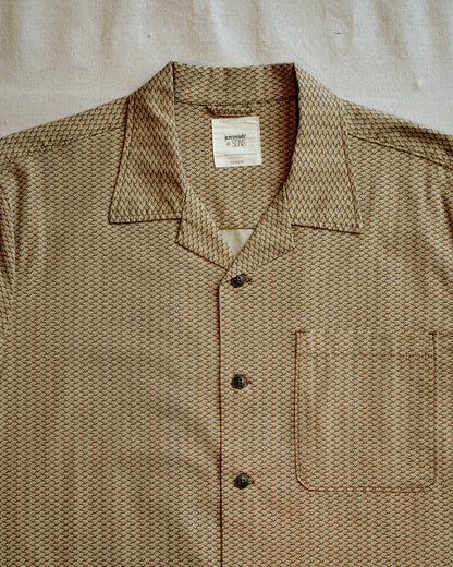 BEECHWOOD - PRINTED STRETCH CAMP SHIRT