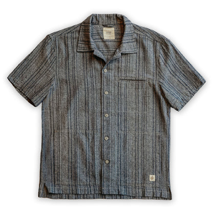 AMBROSE - LINEN COTTON STRIPE WOVEN