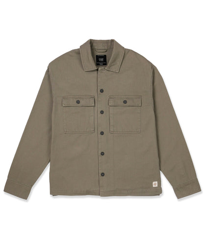 RHETT - WASHED HERRINGBONE SHIRT