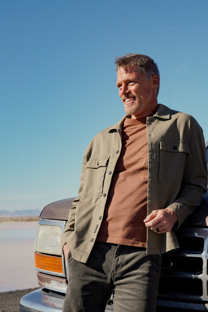 RHETT - WASHED HERRINGBONE SHIRT