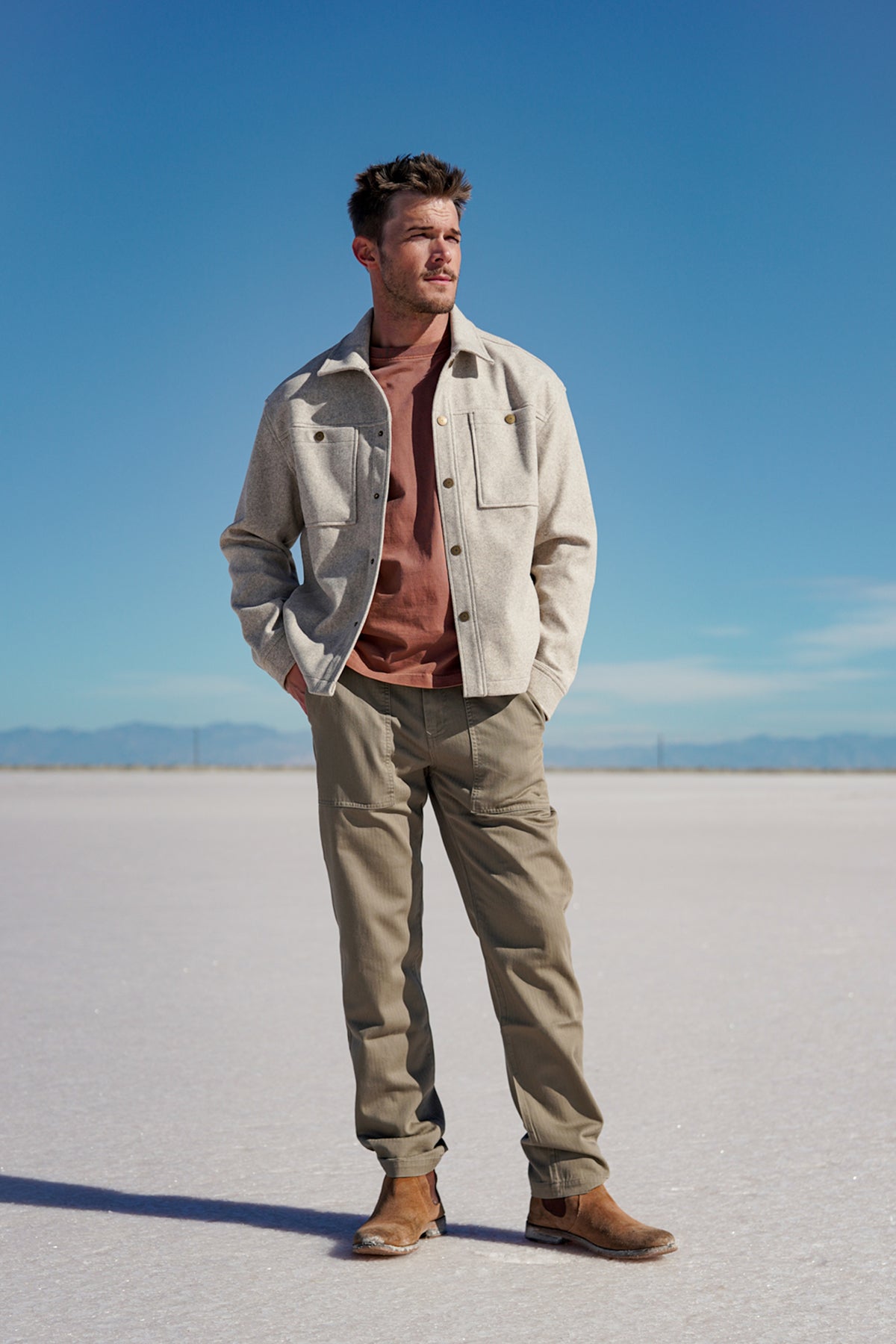 HARPER - FLEECE HEATHER SHIRTJACKET